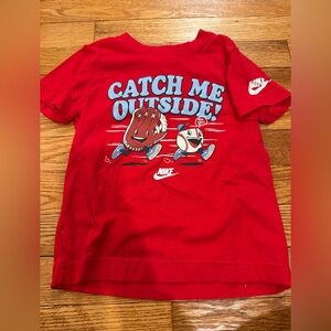 Nike Toddler Boy Baseball T Shirt XS 3-4 Years